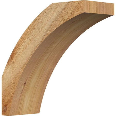 Ekena Millwork 4"W x 10"D x 10"H Thorton Rough Sawn Knee Brace, Western Red Cedar BRC04X10X10THR00RWR